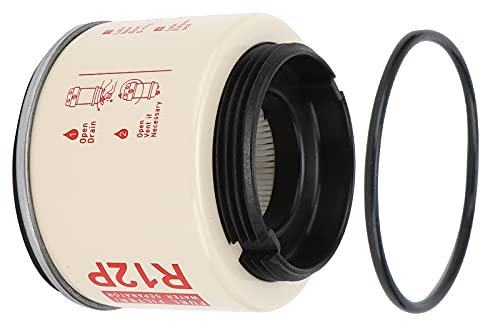 Séparateur d'eau de Filtre à Carburant, Filtre à Carburant de Remplacement, R12P Et FS19627 pour Le Remplacement Hors Bord de Yacht 99105-20006 17670-ZW1-030GH, Camion et Autres Petites