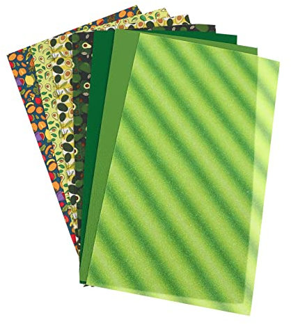 Operitacx 7 Blatt Blatt Avocado-Leder grüne Ohrhänger grüne Ohrringe Bikini-Anschlüsse Lederohrringe leder stoff Tuchwärme Leder das Kunstleder Avocadoleder bedrucktes Leder Drucken Material