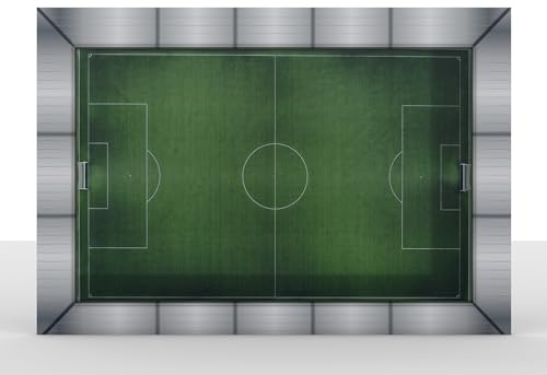 Schreibtischunterlage aus Papier DIN A2 | Abreißblock | DesignFußball | 25 Blatt Schreibtischunterlage A2 | Notiz Unterlage | mit extra Kalenderblatt | paperandpicture