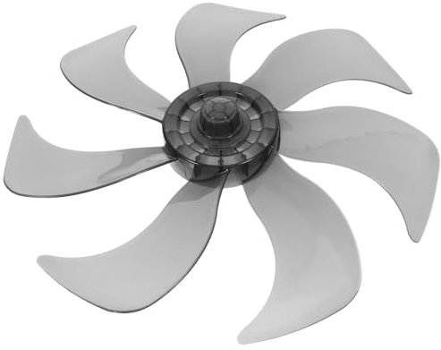 Milisten 7 Flügel des Bodenventilators lüfterflügel ersatzteile Deckenventilator Teile Lüfterblätter Ersatz 14 Zoll verdicken Tischlüfter Wohnmobil Klinge