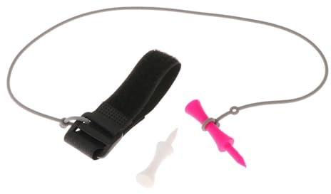 JISADER Golf-Tee-Aufhänger, Golf-Tee-Halter mit Seil, kompakter Golf-Tee-, Golfball-Zubehör für im Fitnessstudio im Freien