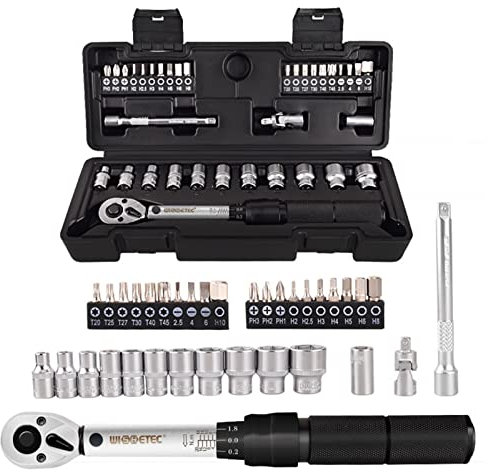 Llave inglesa, Llave ajustable - Juego de llaves preestablecidas Combinación de brocas 35 en 1 Kit de herramientas Caja de herramientas Juegos de herramientas manuales Reparación de bicicletas Llave d