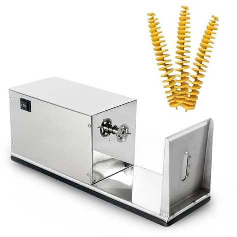 Macchina for torre di patatine, affettatrice elettrica for patate tornado, taglierina a spirale automatica for patate in acciaio inossidabile, affettatrice elettrica for patate tornado for frutta, pat