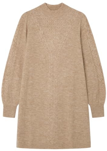 Springfield Vestido para Mujer, Marrón Topo, XL