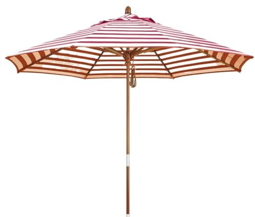 Sonnenschirm für die Terrasse im Freien, Tisch- und Marktschirm für Garten, Deck, Hinterhof, blau, Gartenschirm ohne Sockel