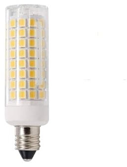 RZL Lighting, Lot de 10 ampoules LED en forme de maïs AC220V G4/G9/E11/E12/E14/E17 9W à intensité variable en céramique + PC Light 102 LED(Cold White,E11)