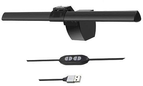 Angoily Led-computermonitorleuchte Mit Augenschutz Asymmetrisches Design Usb-stromversorgung Verstellbare Bildschirmlampe Drei Einstellbare Lichtmodi Für Verschiedene Umgebungen