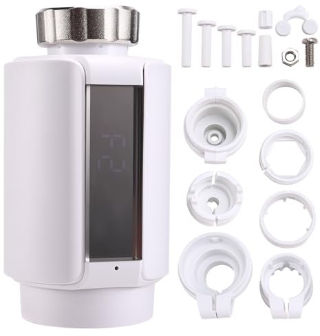 Vocdikficy Thermostat Connecté Tuya Zigbee avec Contrôle de Température Automatique à Distance, Fonctionnant en Wifi et Compatible avec