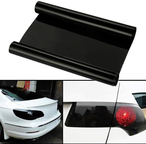 BSFYJXW Scheinwerfer Folie für VW Transporter T5 & T6/6.1, Selbstklebende Scheinwerfer Taillights Tönung Vinyl Film, Tönungsfolie Auto für Auto Deko,30 * 100 cm
