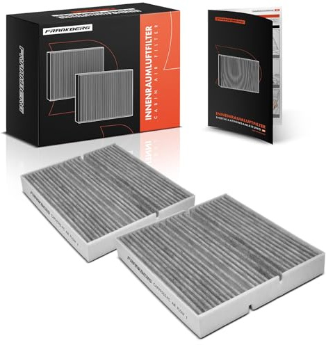 Frankberg 2x Filtro Aria Cabina Filtro Abitacolo Compatibile con Classe A W177 B-Class W247 Classe A Berlina V177 CLA C118 CLA Shooting Brake X118 Replace# 2478300800