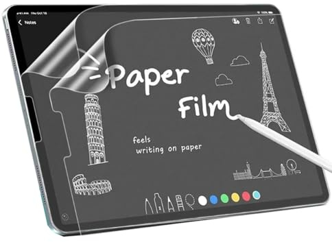 Snailcanfly 2pcs Matte Paper Feel Film for Lenovo Idea Tab Plus 12.1 / Tab K12 Tablet Drawing Writing likes on a paper PET film cover Anti-Glare Anti-Fingerprint