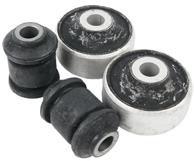 Lagerbuchse Querlenker 1J0407181 Autoaufhängung vorne unten Steuerbuchse passend für VW Beetle Polo 9N MK4 4 S3 180 407 181 Lagerbuchs(Full solid 4PCS)