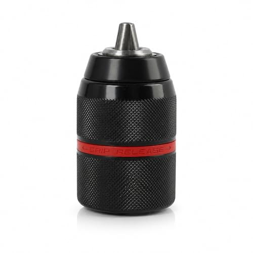 Mandrin de Perceuse Sans Clé 2-13mm à Serrage, Mandrin Perceuse,Adaptable à Perceuse Sans Fil et Percage à Main, Design Ergonomique pour Changement Rapide 1/2-20UNF