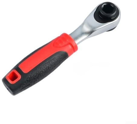 Portainserti compatto a cricchetto 72 denti per mini cacciavite 1/4 di pollice esagonale per riparazione computer portatile strumento driver corto flessibile 90mm
