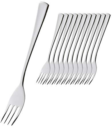 12er Pack Gabeln STOCKHOLM aus Edelstahl 18/10, poliert. Materialstärke 2.2 mm, Silber