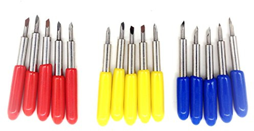 15pc 30/45/60 Degrees Roland Cutting Plotter Vinyl Cutter Blades for Replacement Roland Cutter