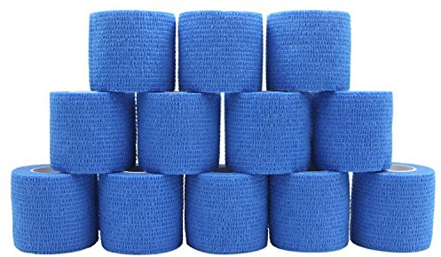 NT First Step Cohesive Bandage 5cm x 4.5m (Blue, Box of 12)
