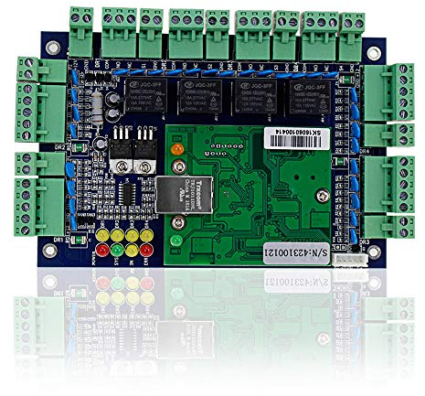 uoweky Wiegand 26 TCP/IP Network Access Control Board Pannello RFID Office Controller (4 Door)