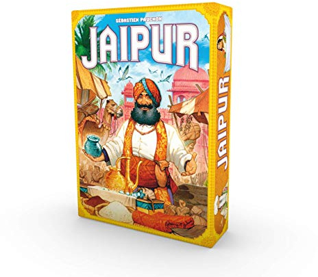 Asmodee Jaipur, Juego de Cartas de Estrategia y Comercio para Adultos y Jóvenes, A Partir de 10 Años, para 2 Jugadores, 30 Minutos por Partida, Español