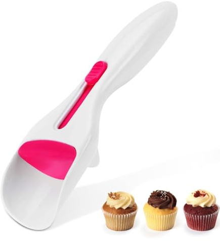 Cookie Scoop, Cupcake Scoop Batter Dispenser Ice Cream Scoop Cookie Dough Muffin Cupcake Tablespoon Cupcake Muffin Batter Dispenser