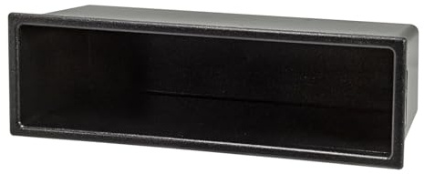 tomzz Audio 2400-007-1 Universal Auto Ablagefach Staufach Radiorahmen kurz 1-DIN 182 x 53 x 65mm KFZ