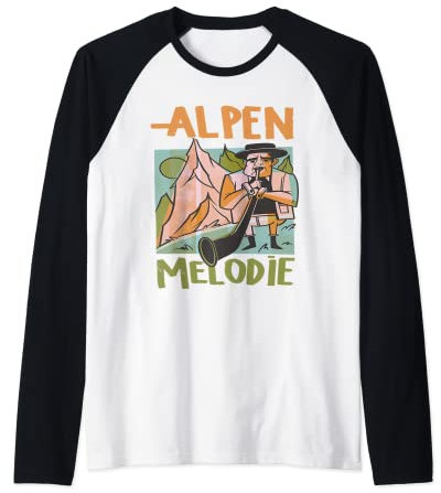 Alpen Melodie Alphorn Schweizer Musikinstrument Schweiz Musik Raglan