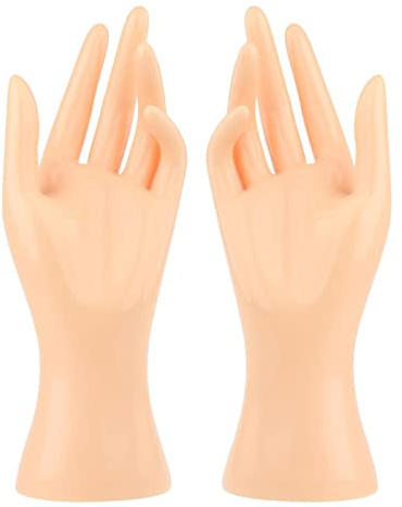 LOVIVER Weibliche Schaufensterpuppe Hand Schmuckständer Dekoration Uhrenständer Unterstützung Display Ständer für Handschuh, Handketten, Fingerring, Beige
