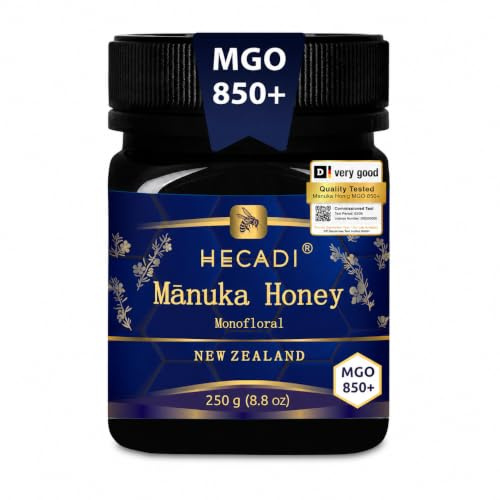 Miele di Manuka 850+ Originale della Nuova Zelanda, con contenuto di MGO confermato 250g