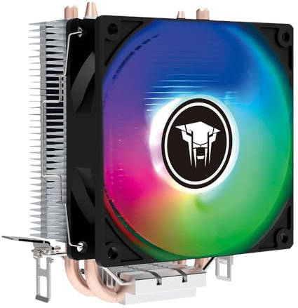 Jungle Leopard A200 Colorful LED Cpu Cooler, 2 Heat Pipes,92 mm 3Pin Quiet Fan CPU Cooler, for AMD AM4/AM3+/AM3/AM2+/AM2/FM2+/FM2/FM1,for Intel LGA17XX/115X/1200