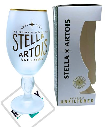 Roxley Stella - Bicchiere da mezza pinta non filtrato, 33 cl, in confezione regalo