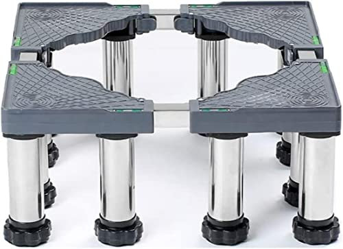 XAoSCd Washing Machine Stand Base Mini Base for Refrigerator Base for Dishwasher Height 29-32 cm Disinfectant Cabinet Stand Machines Base Air Conditioning Base Bracket Adjust,12 Legs.-19-22 cm