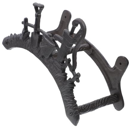 BESPORTBLE Estante De Almacenamiento De Tuberías De Agua Soporte Retro para Manguera De Jardín Soporte Decorativo De Pared Organizador De Manguera De Jardín