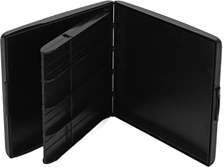 Scatola di Archiviazione, Custodia per capacità di 8 Pc Portatile per Clarinetto Sassofono, Materiale ABS Nero