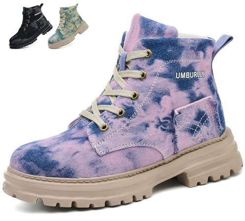 NBOFIEHY Chaussures de Sécurité Femmes Confortable Basket de Securite avec Embout en Acier Légère Bottes de Sécurité Respirante Chaussures de Travail Antidérapante