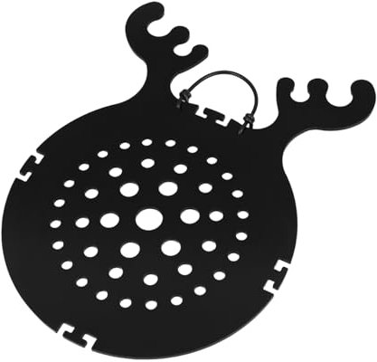 Tablero de Montaje para Helechos 1, con Forma de Cuerno Acrílico, Negro