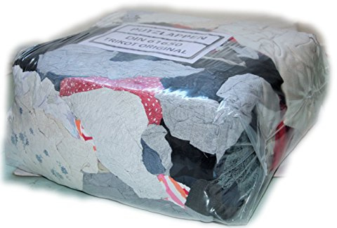 Trikot original bunt Premium Industrieputzlappen Baumwolle Putzlappen Putztücher geschnitten nach DIN 61650 (10, kg)