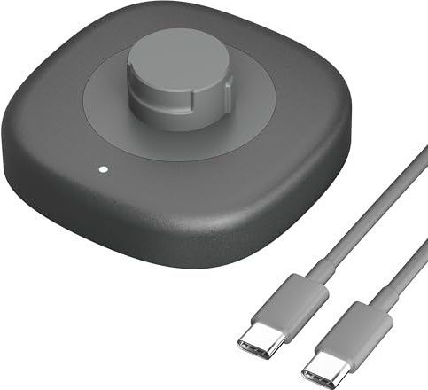 Caricatore Smart Ring Compatibile con O-ra Ring 4, Dock di Ricarica Rapida e Cavo Type-C, Caricabatterie da Viaggio Compatto e Portatile (Taglia 15)