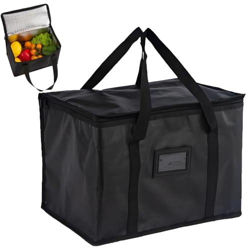 Cooler Bag, 70L Insulated Food Delivery Bag, Insulated Cooler Bag Box, Thermal Food Delivery Bag, Reusable Insulation Shopping Bags for Shopping Camping Family BBQ Picnic