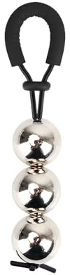 Men's Endurance Trainer (UKF136) (Black 2.5cm, 3) | Hanging Metal Ball, Adjustable Design, Comfortable and Stress-free