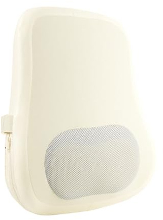Rückenmassagegerät mit Heizung – elektrisches Massagekissen für Nacken, Massagekissen, kabellos, tiefer Stoff, für Autositz, Büro, Zuhause, Reisen, Erholung beim Sport
