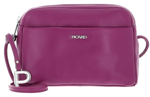 Picard Cuir sac à épaule bandoulière Really Hand Bag Fuchsia pourpre