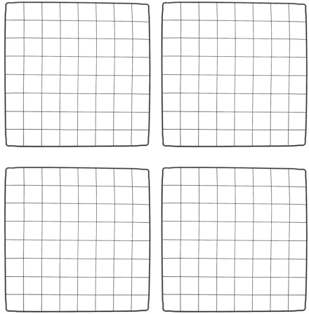 Veemoon Multipurpose Pet Fence Sheet DIY Cage Fencing 35x35cm Black Iron Mesh Panel for Dog Playpen and Rabbit Enclosure Accessories