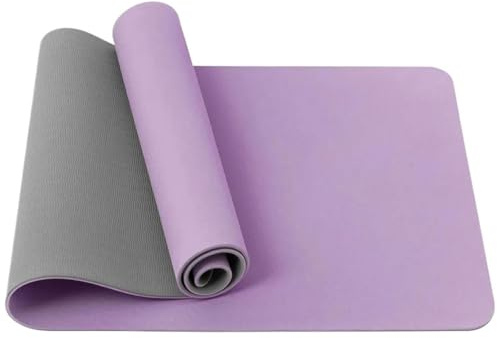 Yogamatte, Gymnastikmatte, Sportmatte für Fitnessstudio, Rutschfest und Dick, für Fitness Pilates & Gymnastik mit Tragegurt