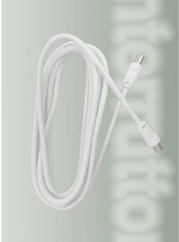 TEKHOME Cavo Antenna TV RG59 5 Metri Maschio Femmina, Set da 12 Pezzi, Cavo Coassiale per Digitale Terrestre, TV e Decoder – RD8050