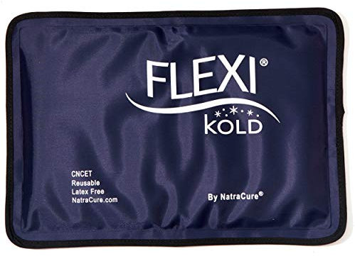 FlexiKold Gel Kühlpad & Kühlkompresse – Kühlkissen & Kühlbeutel für z.B. Knie, Augen & Gesicht – Kühlpack Größe: Klein in 19 cm x 29 cm – A6303-COLD