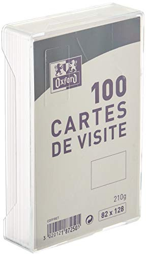 Oxford Korrespondenskort vit 8,2 x 12,8 cm