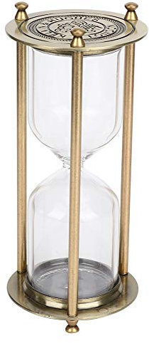 Horloge De Sable en Verre Timing Sablier Dcoration de La Maison Ornements Sablier Minuteur Accessoire Cadeaux Artisanat pour Salon Restaurant(S)
