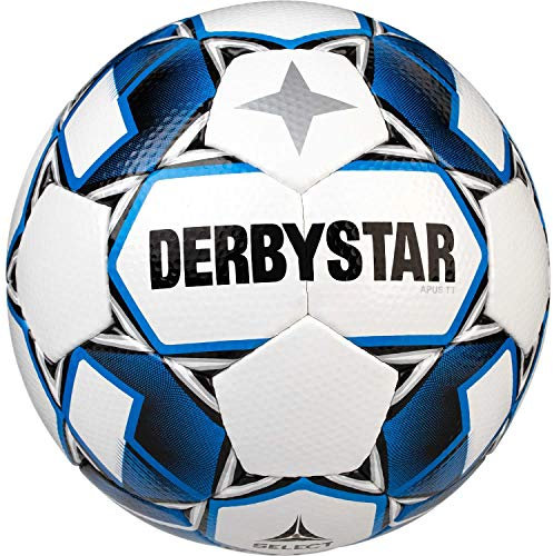 Derbystar Erwachsene Fußball Apus TT, Weiss blau, 5, 1154500160