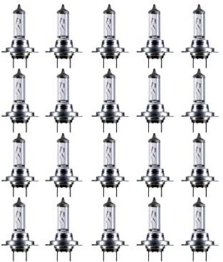 ILODA 20x repstar H7 LONGLIFE 12V 55W PX26d Halogen Glühbirnen Scheinwerferlampen Faltschachtel