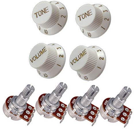E Gitarren Potentiometer 18mm Volume Control Knob Zubehör